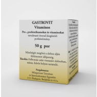 Olcsó Gastrovit vitaminos pre-, probiotikumot és vitaminokat tartalmazó étrend-kiegészítő por 50 g