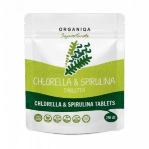 Olcsó Organiqa bio chlorella és spirulina tabletta 250 db