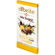Olcsó Dibette nas homoktövis, ananász ízű krémmel töltött étcsokoládé hozzáadott cukor nélkül laktózmentes 80 g